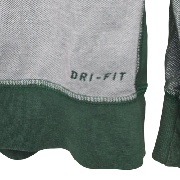 Nike Mens Retro Y2K Monochromatic Green Striped Full Zip Hooded Jacket Medium - Picture 4 of 10